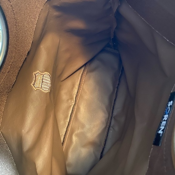 4 for $20 SALE! Union Pacific Embroidered Canvas Market Tote, Brown, OS - Picture 4 of 10